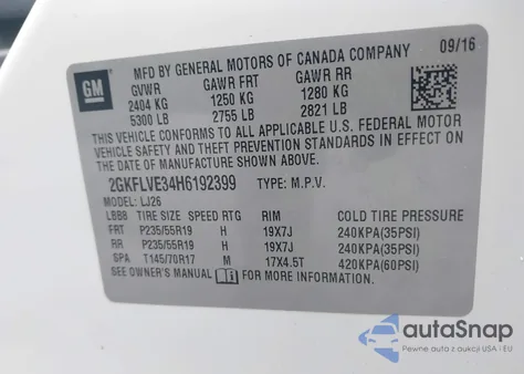 2017 GMC Terrain Denali из США, поврежденный, VIN 2GKFLVE34H6192399